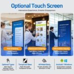Ақпараттық сенсорлық киоск 85″ (IR Touch) - Image 4